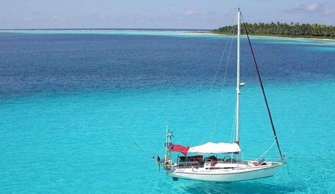 The so remote Chagos anchorage  - beloved by cruising sailors for many years ©  SW